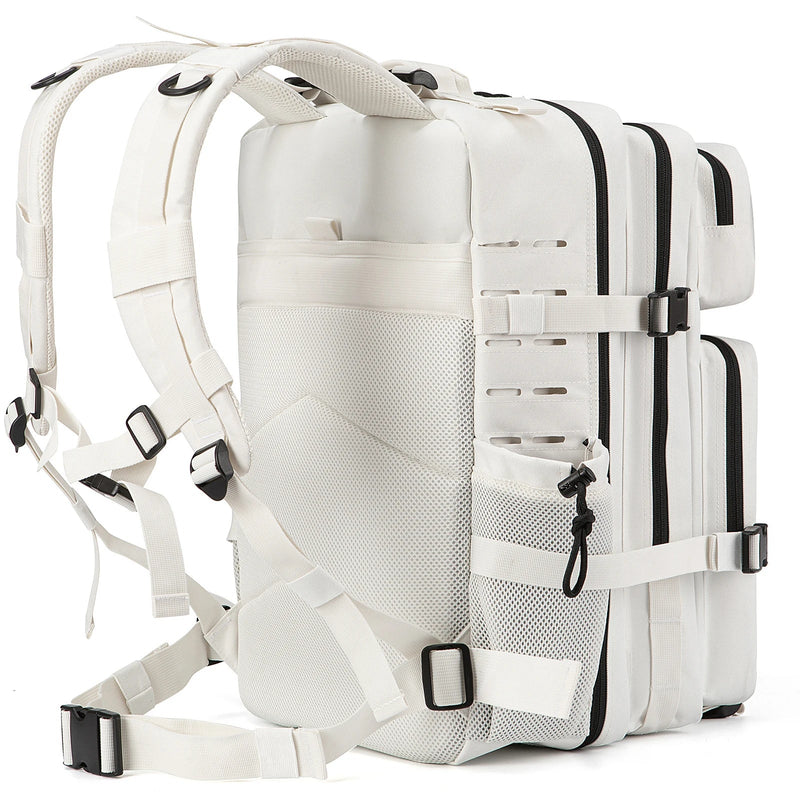 QT&QY 25L/45L Tactical Backpack for Men and Women Outdoor Survival Bug Out Bag Small School Rucksack Hking with Bottle Holder