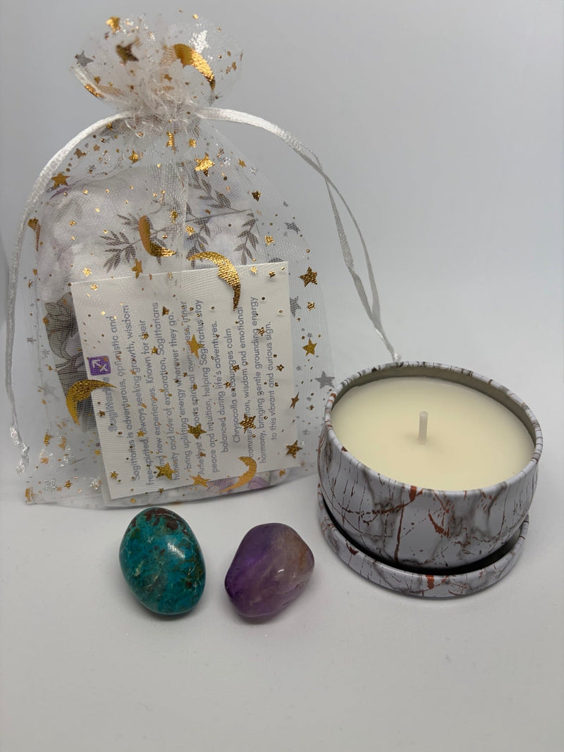 Sagittarius Zodiac Crystal Gift Box
