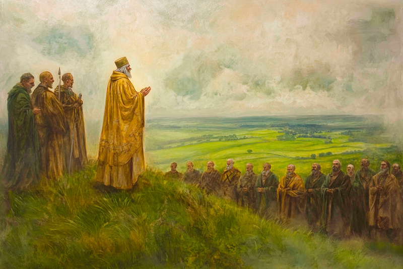 Saint Patrick’s Preaching Canvas