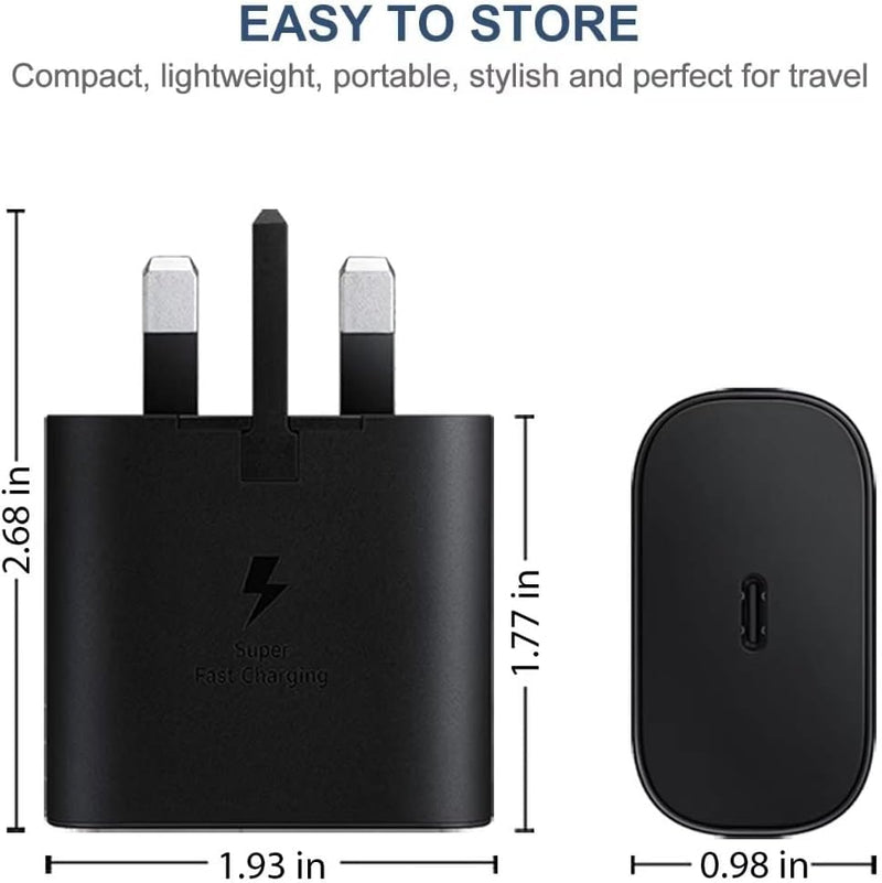 Samsung Genuine 25W USB C Fast Charging Adaptor Plug