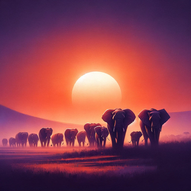 Savannah Sunset Canvas