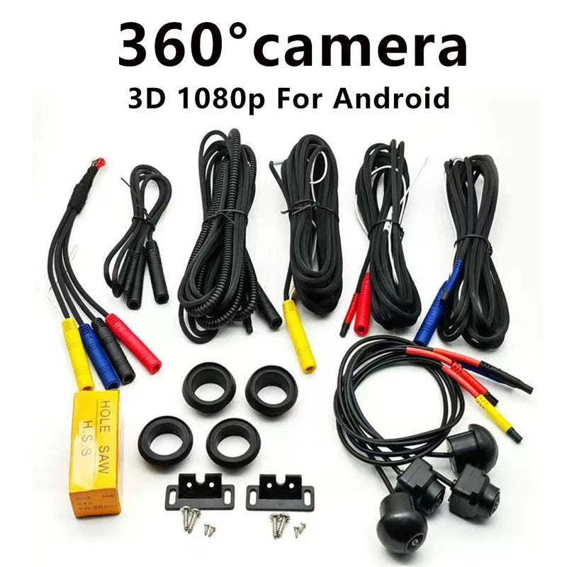 Car 360° panoramic system camera for Android multimedia screen, Android multimedia system with 360APP function