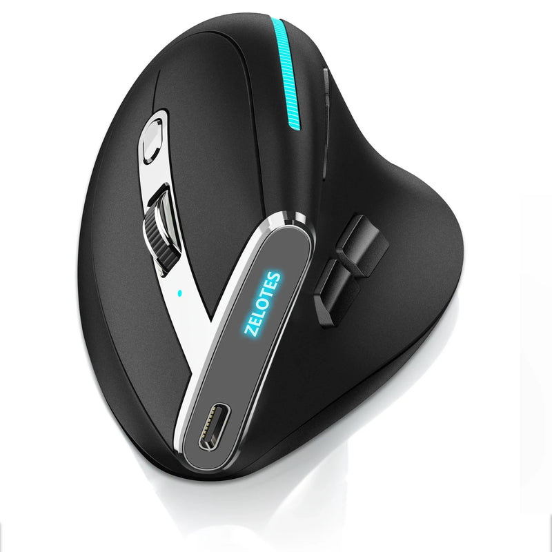 Lefon F33/F26C/F35B Trackball Mouse Bluetooth Ergonomic Mouse 2.4G Wireless Rechargeable Rollerball Mice for PC Office Drawing