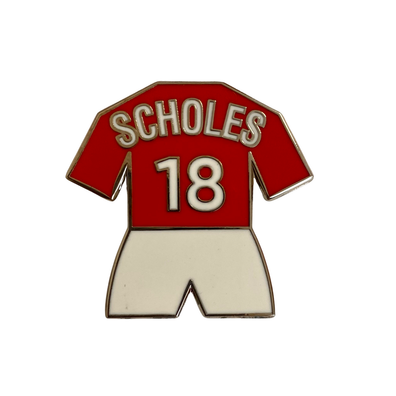 Paul Scholes 18 Shirt Badge
