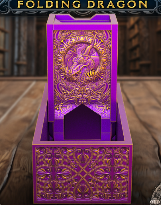 Folding Dragon Dice Tower