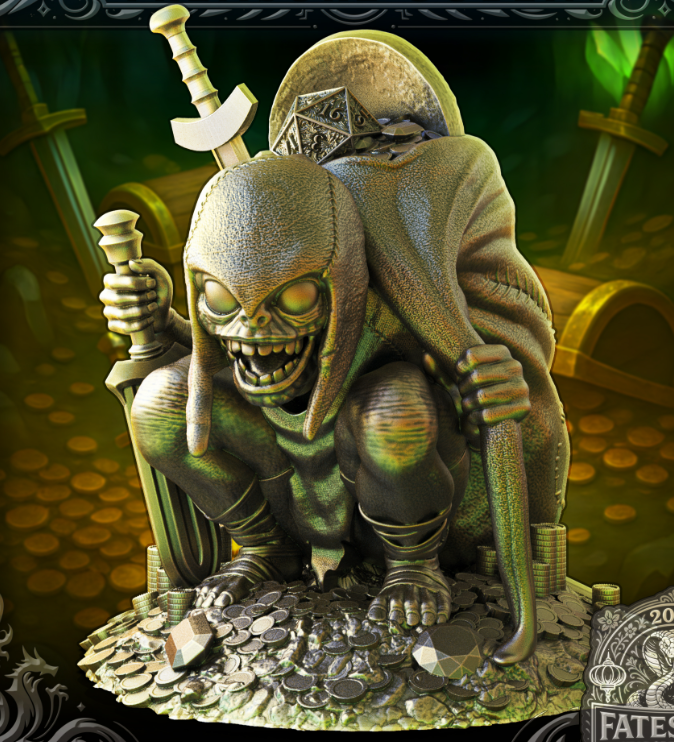 Treasure Goblin Dice Vault