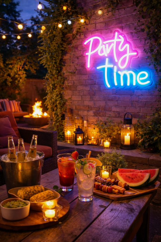 LED Hanging Neon Party Light