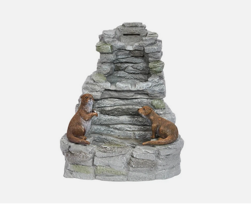 Otter Falls- Solar Powered Water fountain