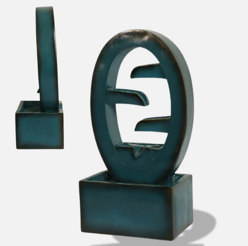 Azure Falls Cascade Solar Powered Water Fountain