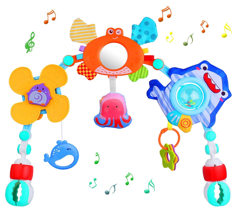 Huanger Happy World Baby Play Arch – Interactive Sensory Activity Toy