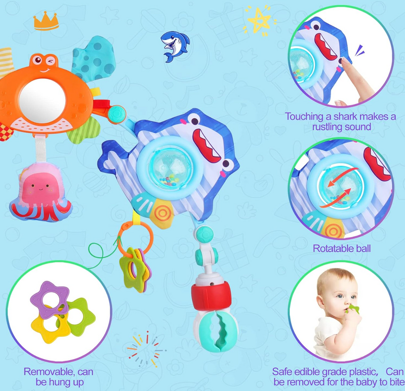 Huanger Happy World Baby Play Arch – Interactive Sensory Activity Toy