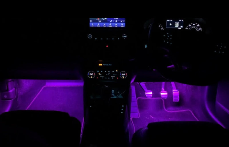 Chaser Edition Bluetooth RGB Footwell Strip Kit – MK4 Focus Interior LED Upgrade