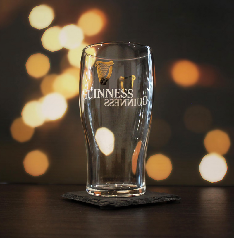 Personalised Classic Guinness Pint Glass – Engraved & Gift Boxed