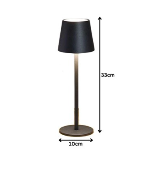 Onyx USB Rechargeable Table Lamp