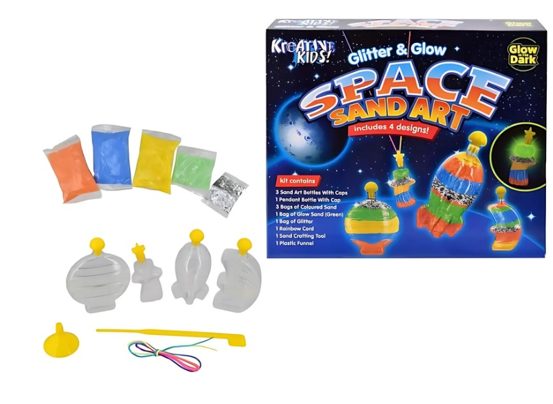 Glitter and Glow Space Sand Crafts Set