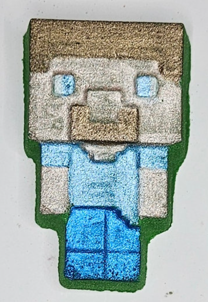 Minecraft Steve Large Bath Bomb