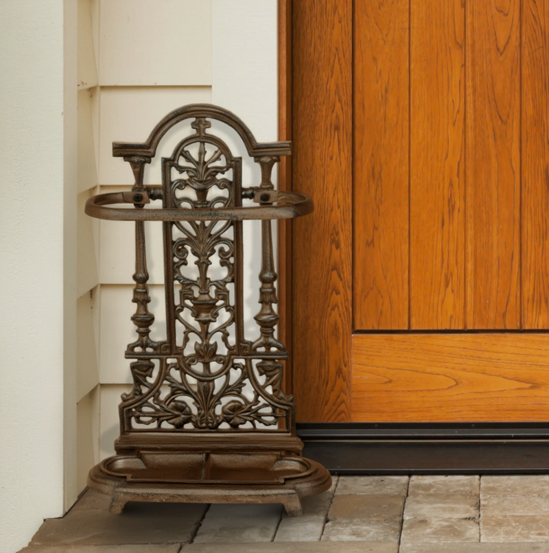Antique Style Brown Umbrella Stick Stand