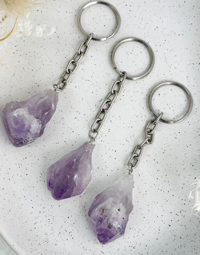 Amethyst Keyring