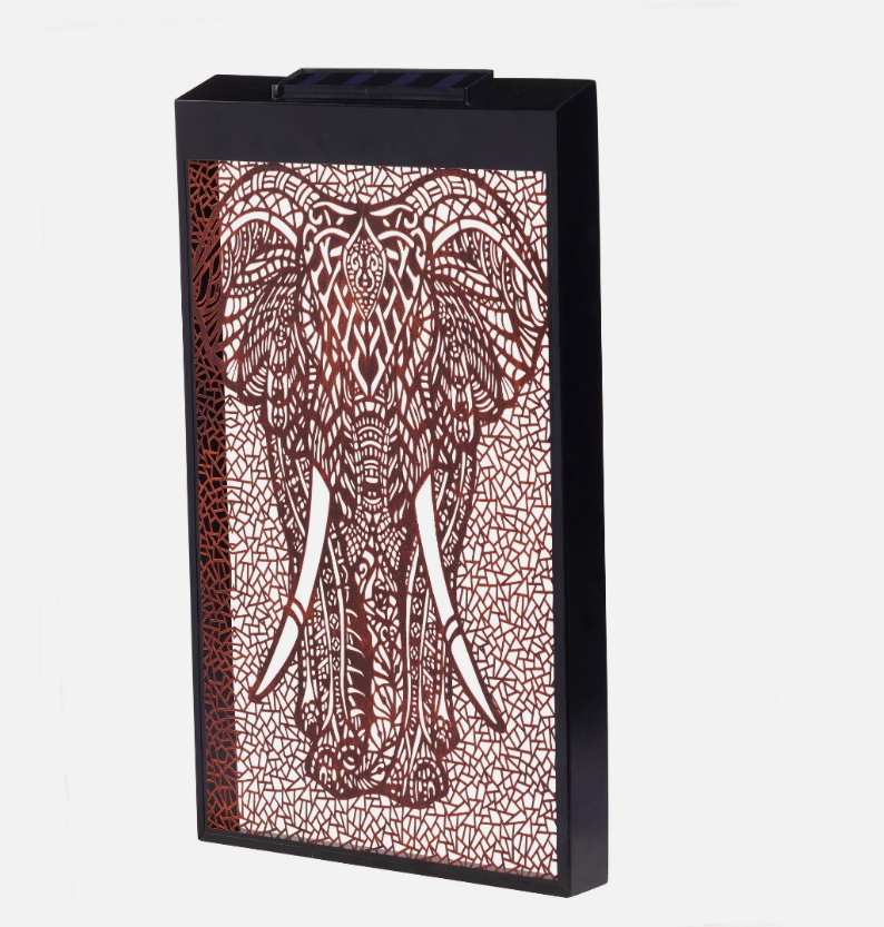 Solar LED Light Up Garden Wall Panel