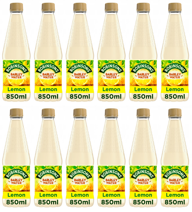12 x Robinsons Barley Water Lemon 850Ml