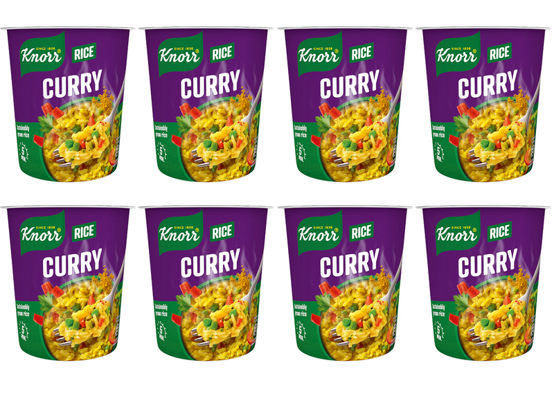 8 x Knorr Curry Rice 73G