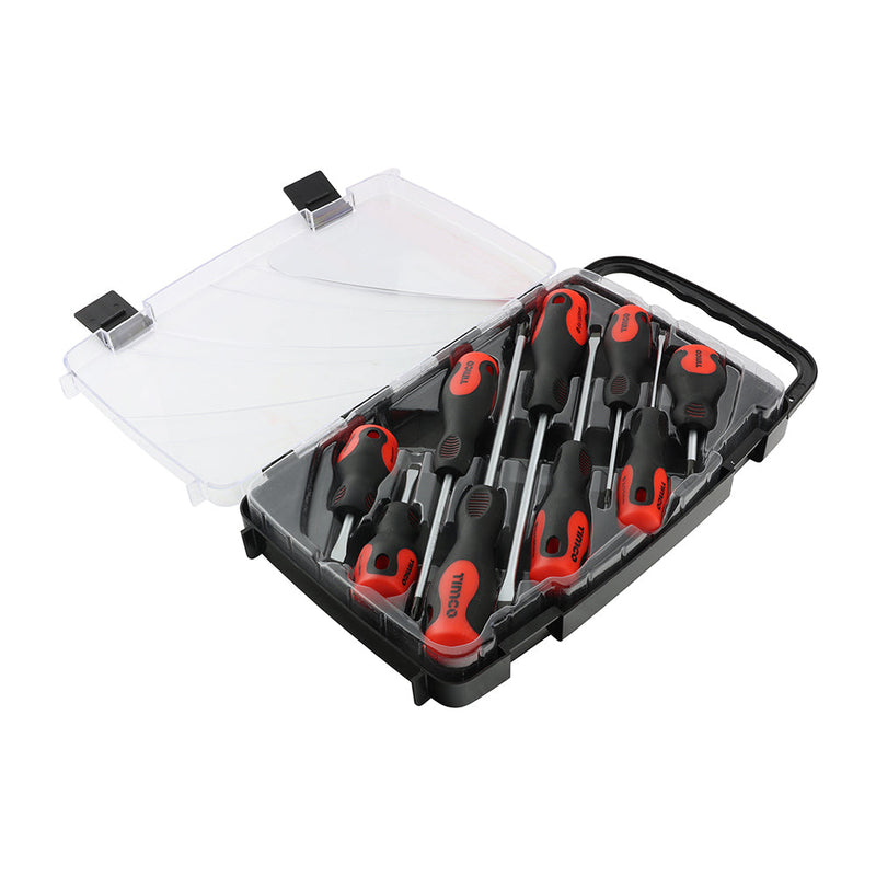 Screwdriver Set – 9 Piece – Slotted & Phillips