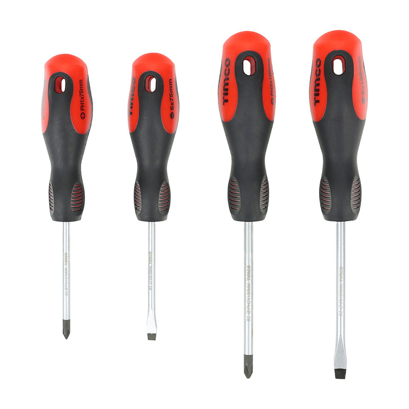Screwdriver Set – 4 Piece – Slotted & Phillips