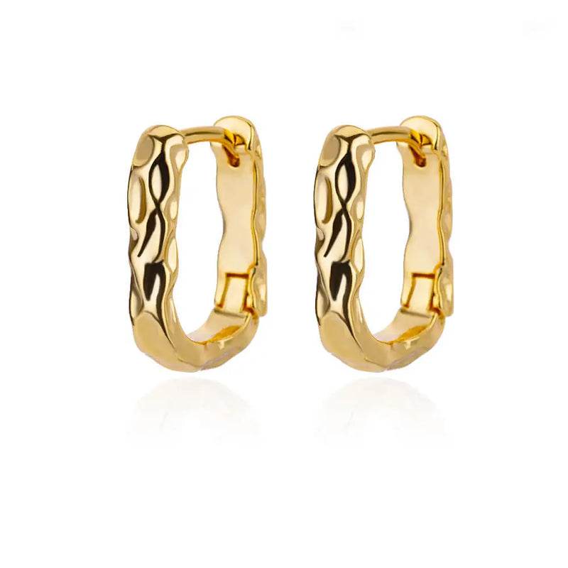 Luxury Star Pendientes Earrings For Women Girl Stainless Steel Minimalist Hoop Piercing 2024 New In y2k Jewelry aretes de mujer
