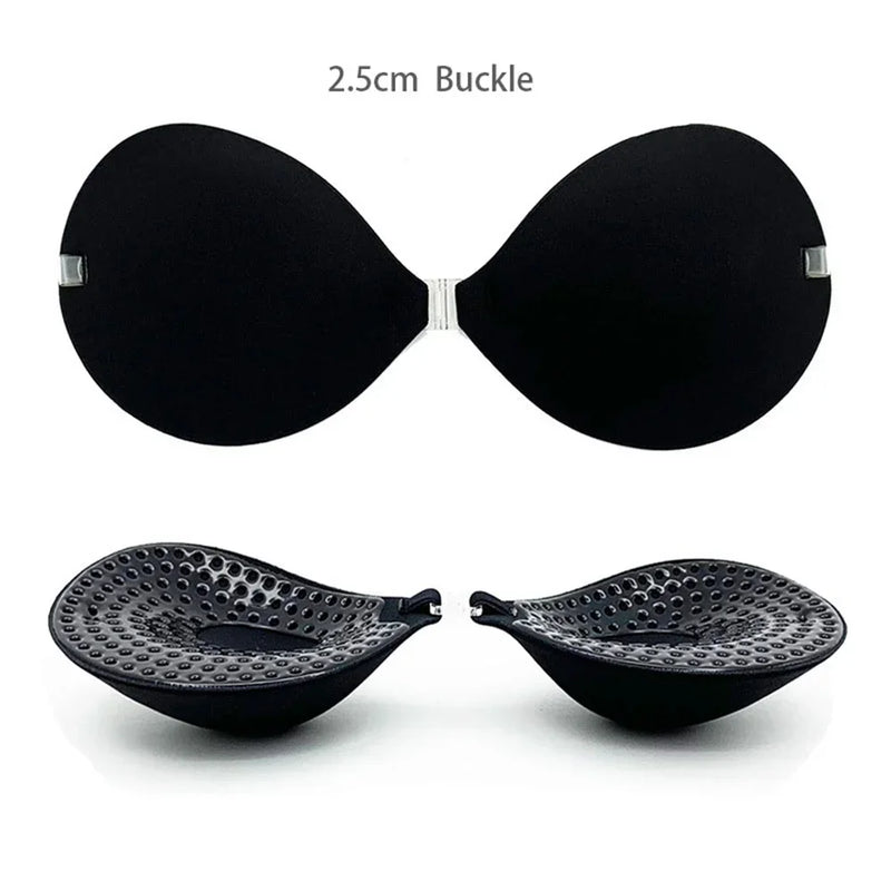 Thick Invisible Bra Thickened Chest Sticker Flat Chest Display Big Silicone Breast Sticker Bridal Wedding Dress 2.5CM/3.5CM/6CM
