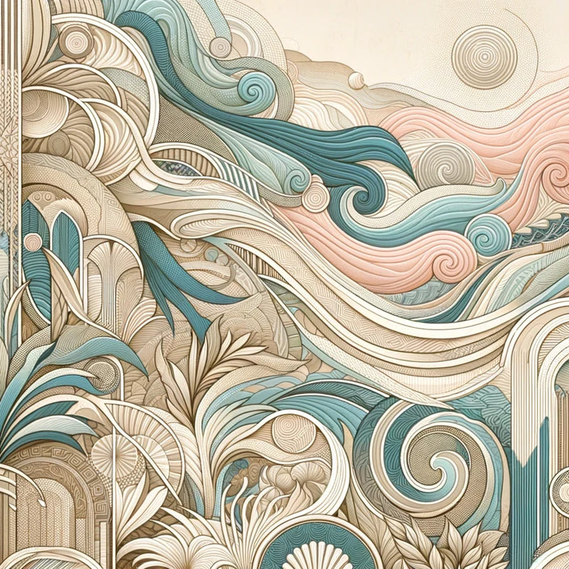 Seascape Whispers Mural Canvas