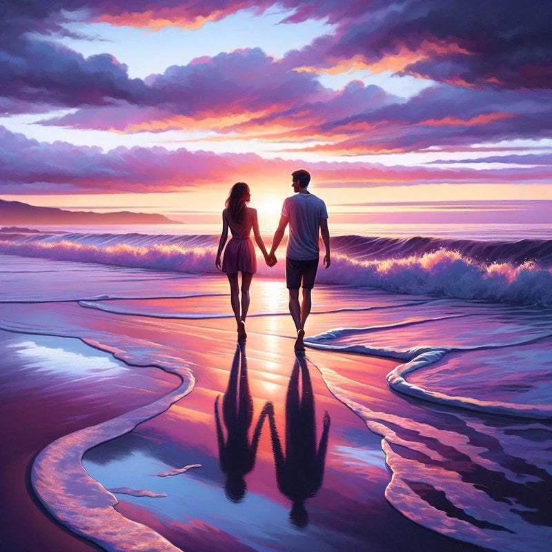 Seaside Embrace Canvas