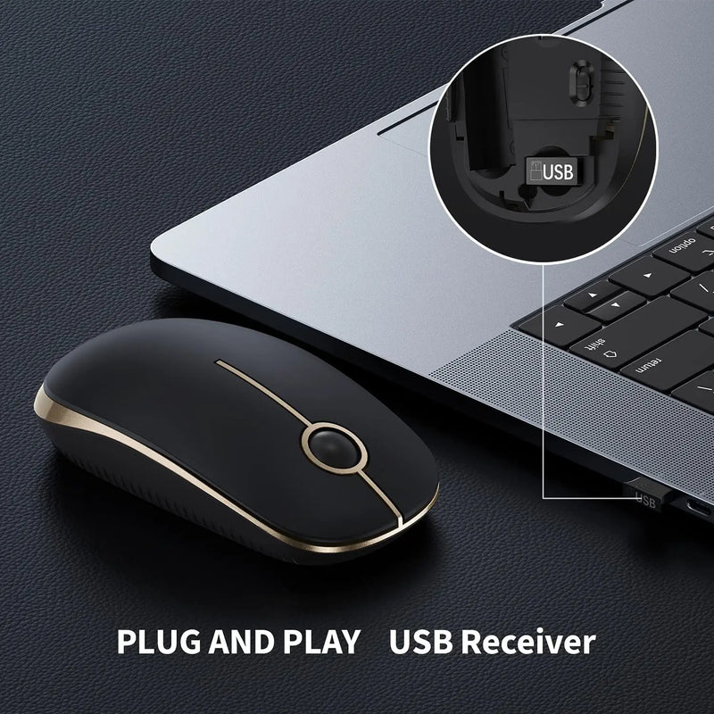 Seenda Silent Wireless Mouse with 1600 DPI Precision