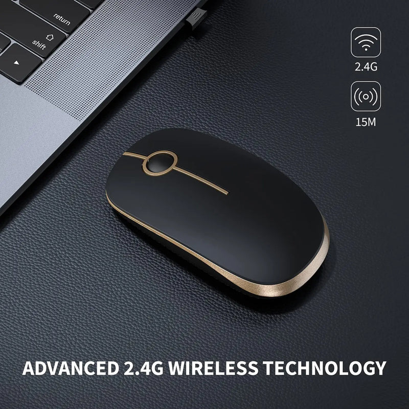 Seenda Silent Wireless Mouse with 1600 DPI Precision