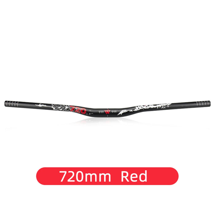 Mountain Bike Handlebars 31.8MM Diameter High-Rise Handlebar with Matte Surface 720MM 780MM Length Aluminum Alloy Handlebar