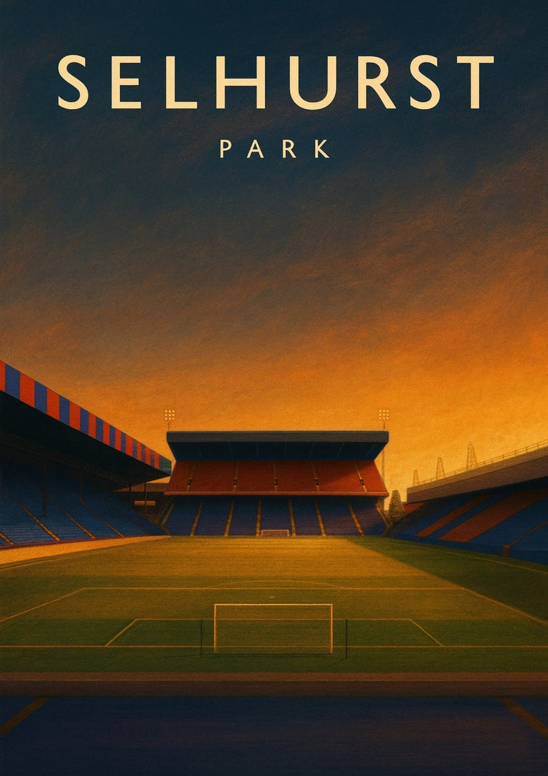 Selhurst Park – Crystal Palace Inspired Stadium Wall Art