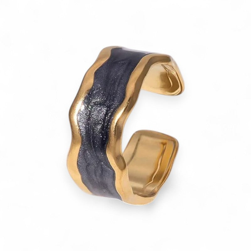 Serene Wave Ring