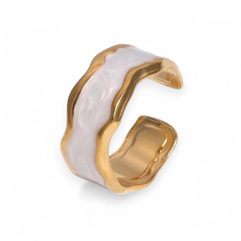 Serene Wave Ring