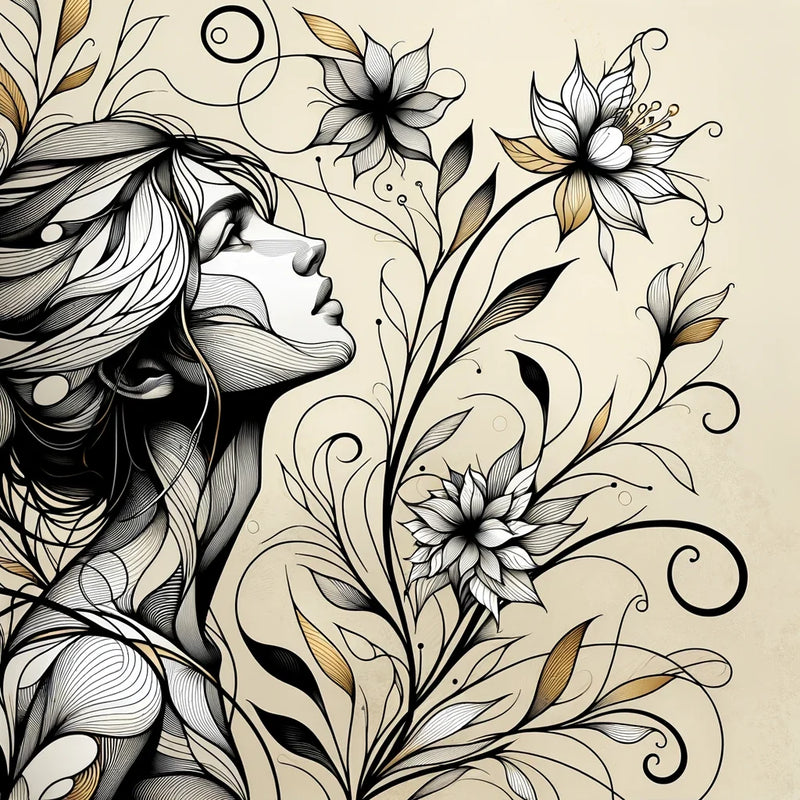 Serene Blossom Canvas