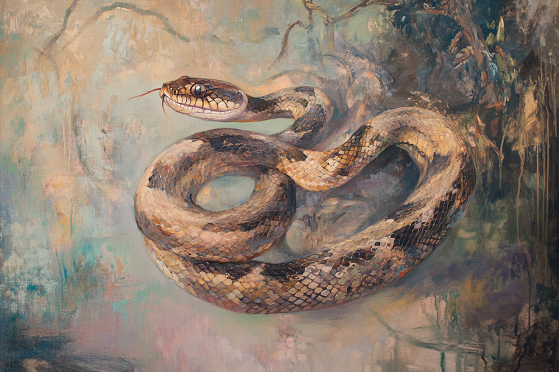 Serpentine Elegance Canvas