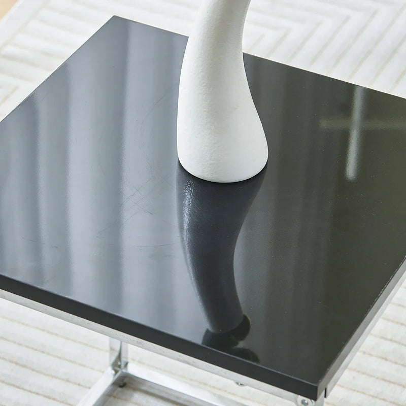 Set Of 3 Modern Nesting Coffee Tables For Living Room - High Gloss Nest Of 3 Nested Tables