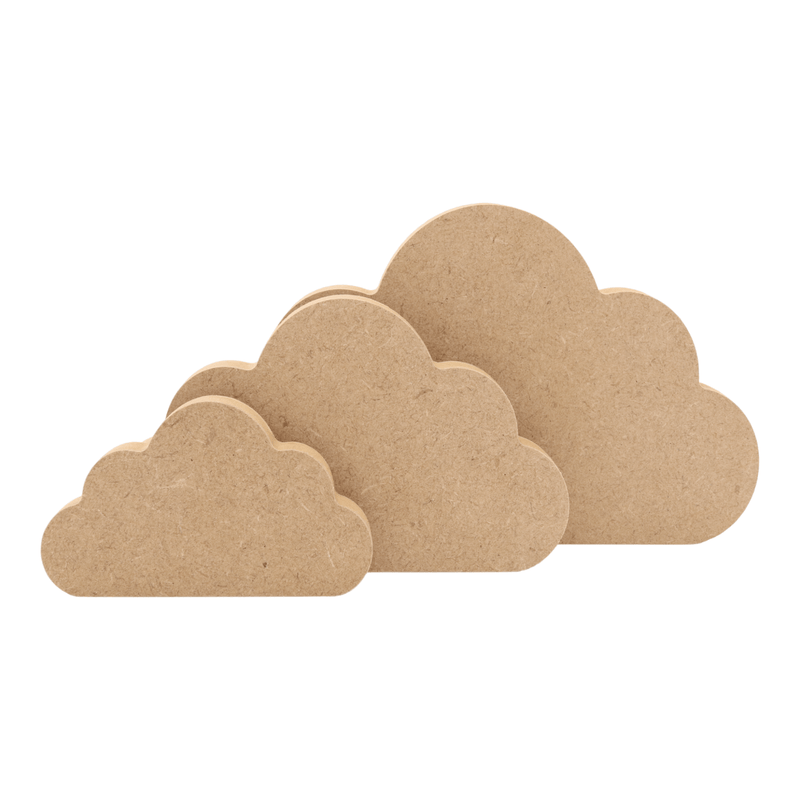 MDF Freestanding Cloud Shape