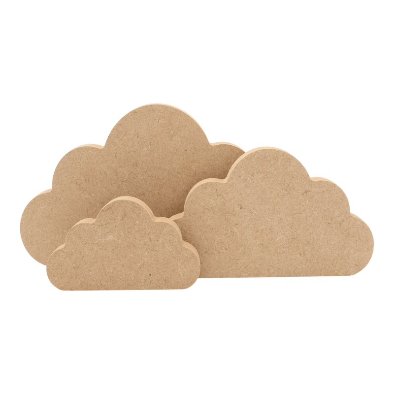 MDF Freestanding Cloud Shape