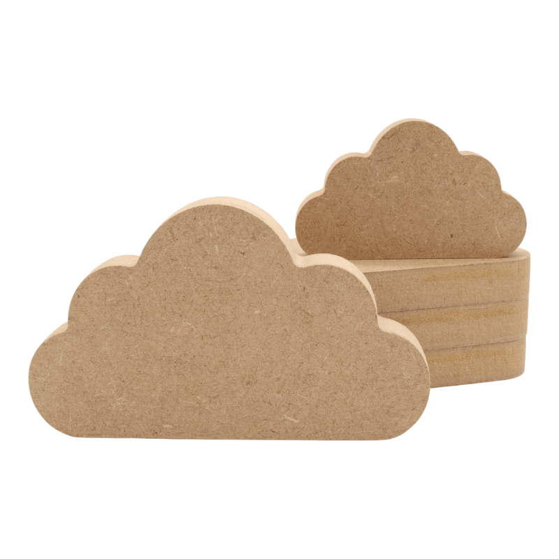 MDF Freestanding Cloud Shape