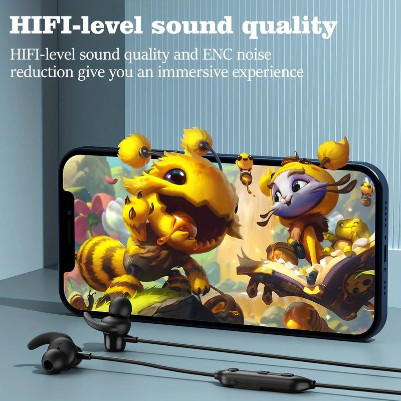Magnetic sports wireless neckband with dual battery