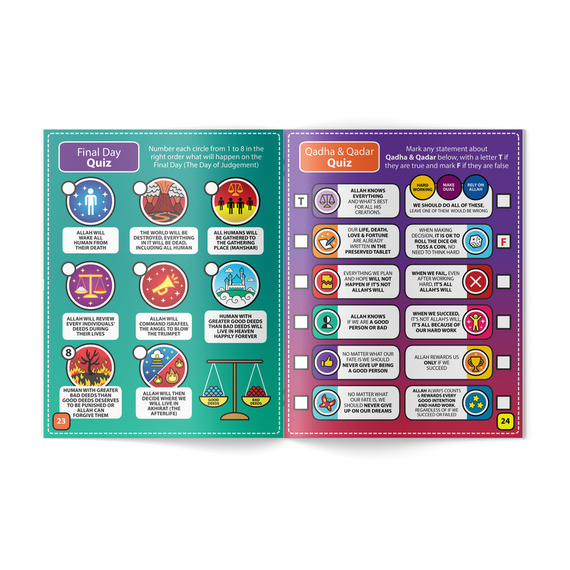 Shahada [Faith] Activity Booklet Ramadan Activity Book | Ramadan & Eid Gift