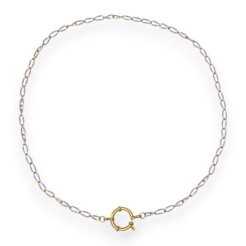 Sharna Twisted Paperclip Necklace