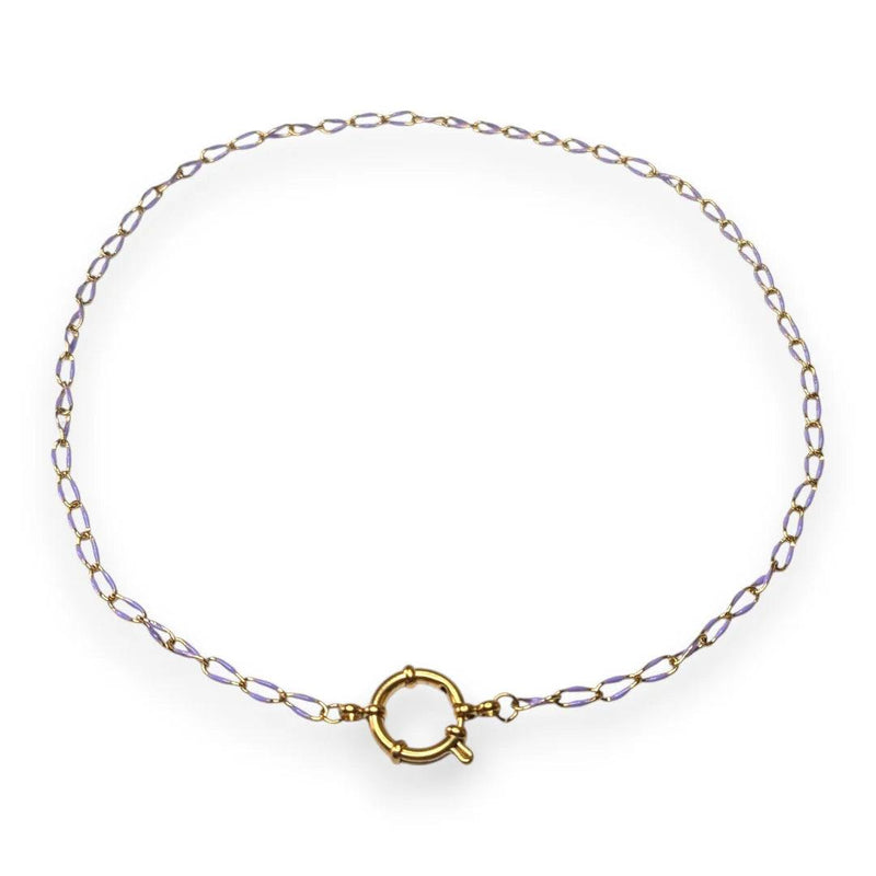 Sharna Twisted Paperclip Necklace