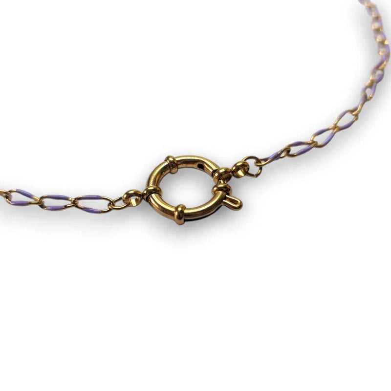 Sharna Twisted Paperclip Necklace