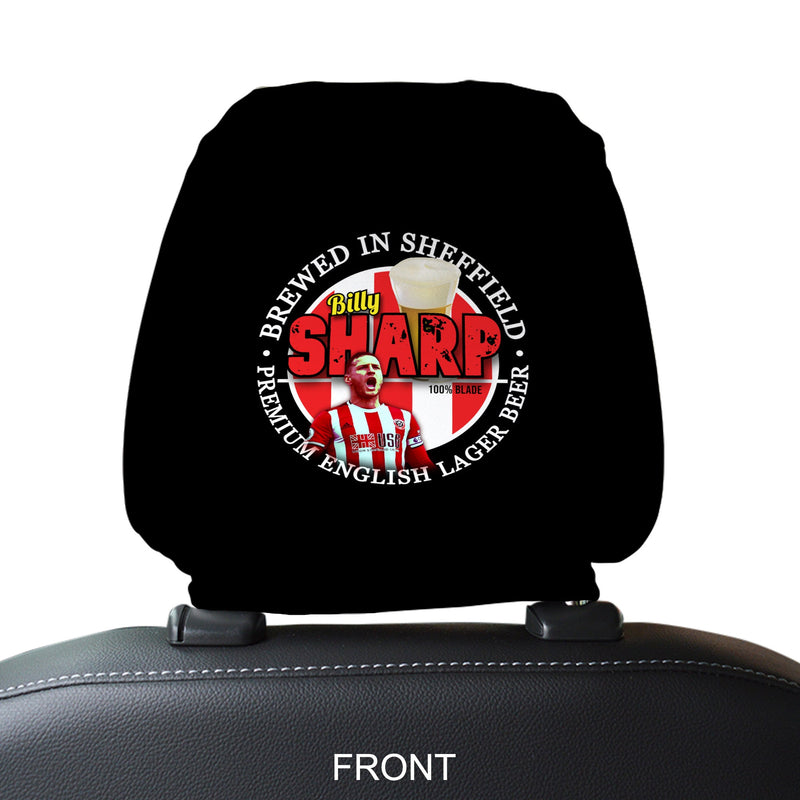 Sheffield  Billy Sharp - Football Legends - Headrest Cover