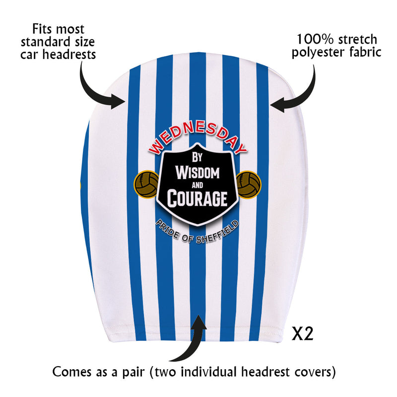 Wednesday Courage - Football Legends - Headrest Cover